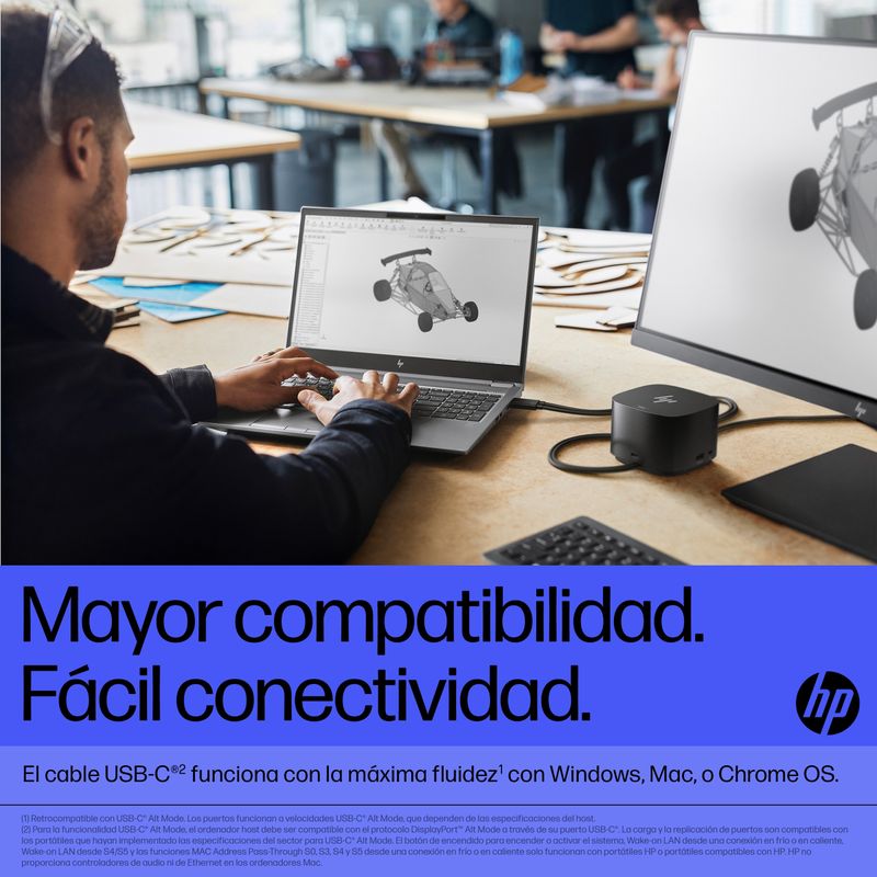 HP Docking station G4 Thunderbolt 280 W USB-C - Imagen 16 de 17