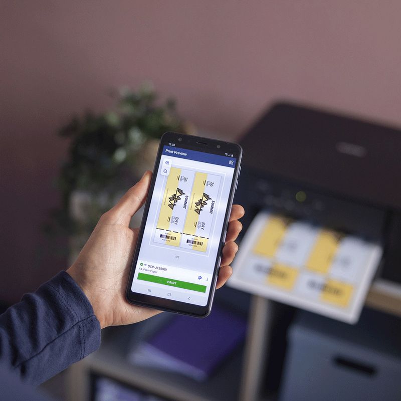 BROTHER DCP-J1260W Multifunción A4 Wifi Inkjet Dúplex - Imagen 6 de 7