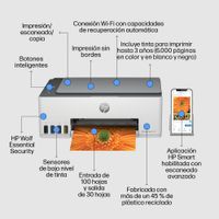 Miniatura 5 de HP Smart Tank Multifunción A4Wifi Thermal Inkjet Dúplex Smart Tank 5105 Inalámbrico All-in-One Color Impresora, Fotocopiadora, escáner