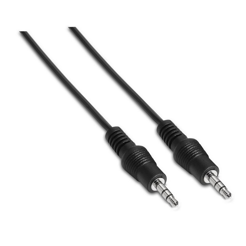 Aisens Cable Audio Estéreo Jack 3.5/M-Jack 3.5/M Negro 1.5M - Imagen 2 de 3