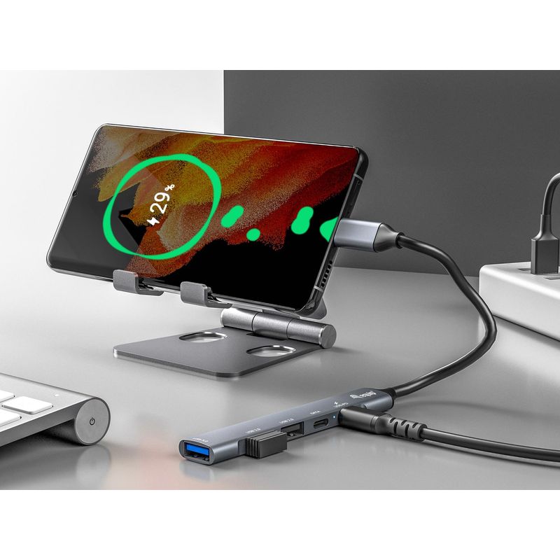 5-Port USB 3.0/2.0 Hub with USB-C PD - Imagen 4 de 7