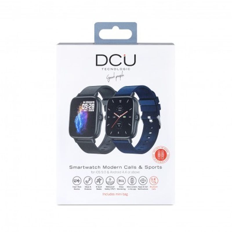 DCU Advance Tecnologic 34157065 Relojes inteligentes y deportivos 2 54 cm 1 28 mm Negro Blanco - Imagen 7 de 8