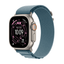 Apple Watch Ultra 3 GPS + Cellular 49mm Natural Titanium Case with Light Blue Alpine Loop - Medium
