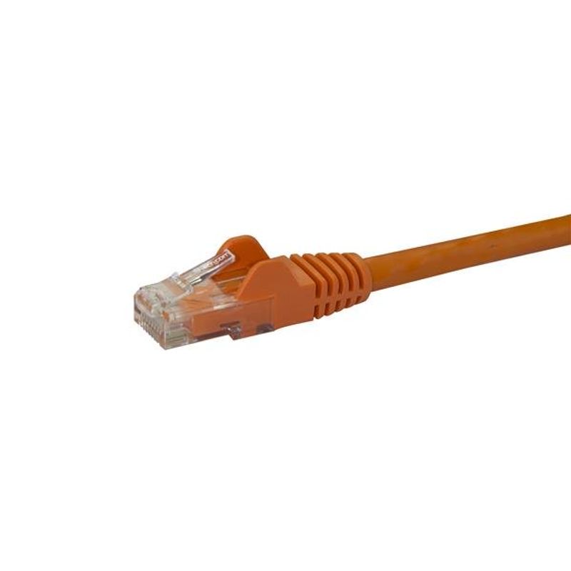 0.5m Orange Snagless Cat6 Patch Cable - Imagen 3 de 3