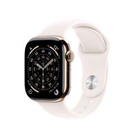 Miniatura 2 de Apple Watch Series 11 GPS + Cellular 42mm Gold Titanium Case with Light Blush Sport Band - S/M