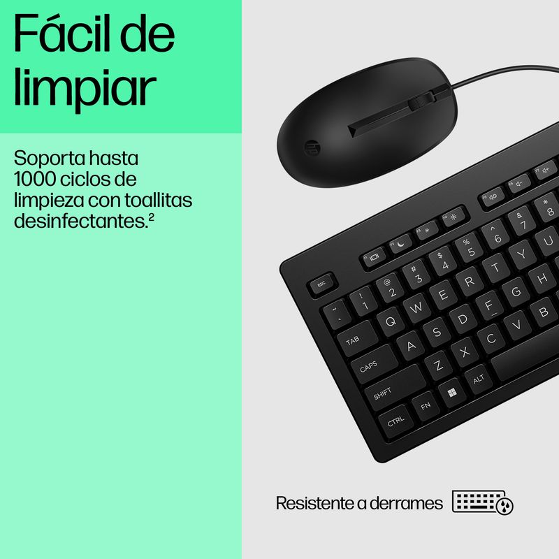 COMBO HP 225 TECLADO + RATON - Imagen 9 de 11