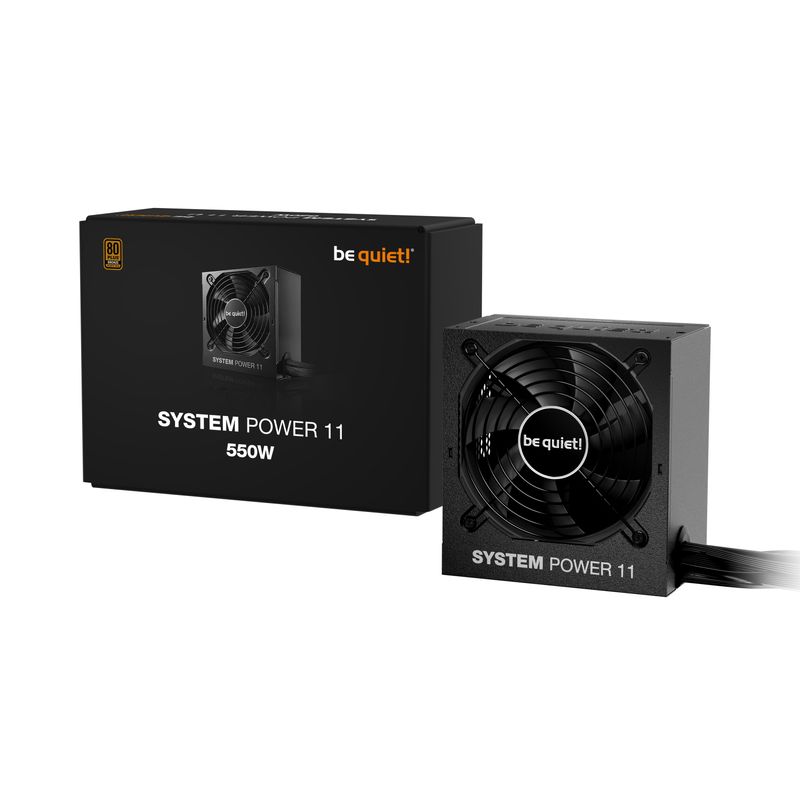 Fuente Alimentación 550W BE QUIET! System Power 11 550W 80 PLUS Bronze Non-Modular Negro - Imagen 4 de 4