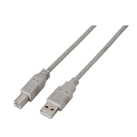 Miniatura 1 de Aisens Cable Usb 2.0 Impresora, Tipo A/M-B/M, Beige, 3M