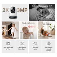 Miniatura 3 de CAMARA MERCUSY MC210 WIFI PAN/TILT HOME SECURITY