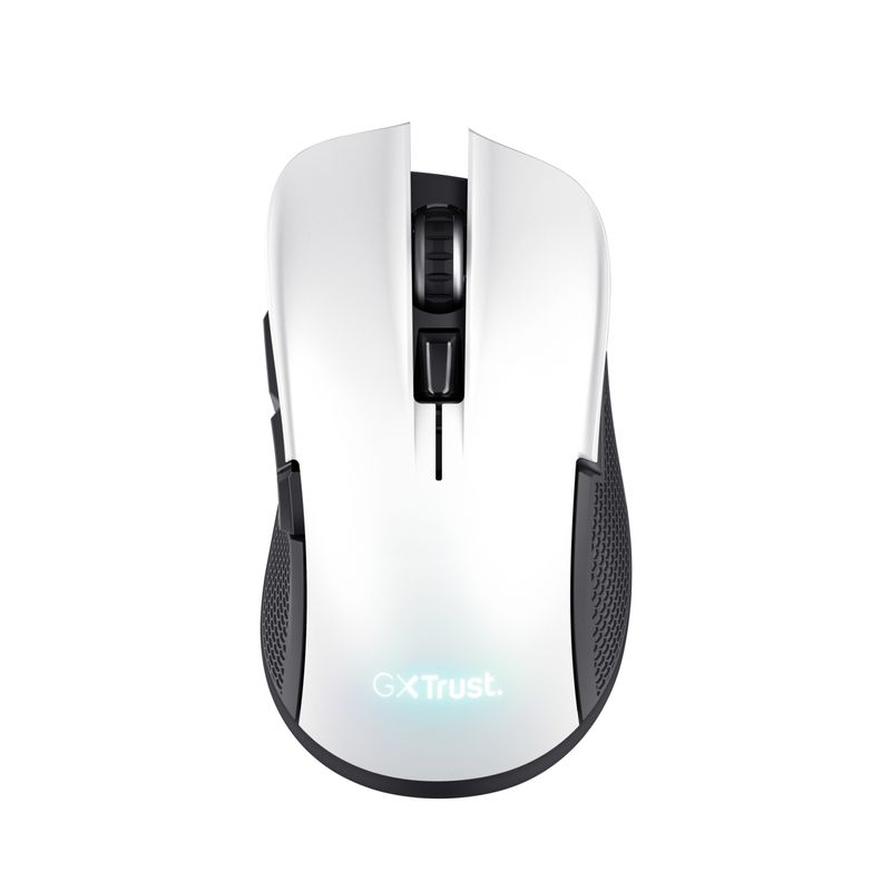 MOUSE WIRELESS TRUST GAMING GXT 923W YBAR RGB 7200DPI 6 BOTONES RECARGABLE 50H COLOR BLANCO 24889 - Imagen 5 de 9