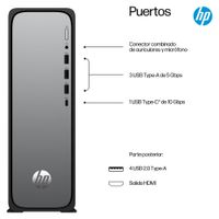Miniatura 5 de PC HP OMNIDESK SLIM S03-0018NS i5-14400 16GB 512GB W11H