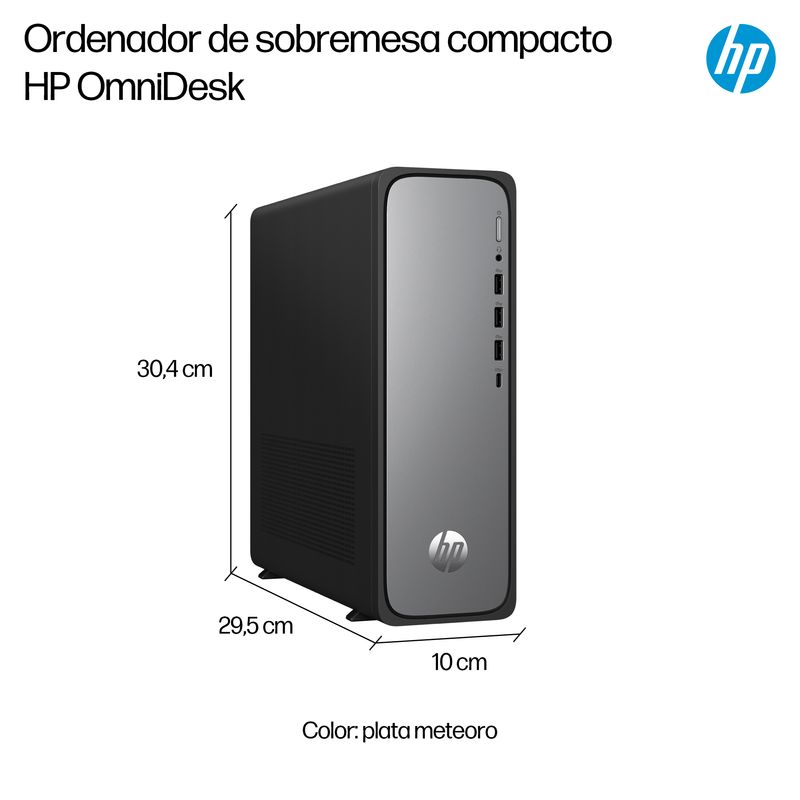 PC HP OMNIDESK SLIM S03-0018NS i5-14400 16GB 512GB W11H - Imagen 6 de 12