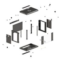 Miniatura 4 de ARMARIO LANBERG MURAL RACK 19" 4U 540X350 FLAT PACK NEGRO PUERTA CRISTAL