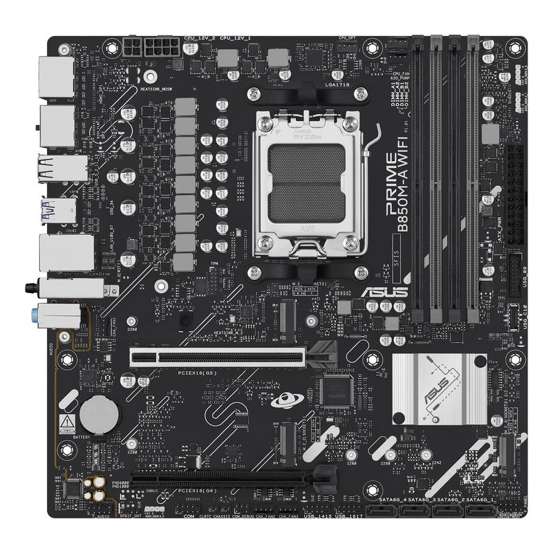 Asus AMD PRIME B850M-A WIFI Socket AM5 - Imagen 3 de 11