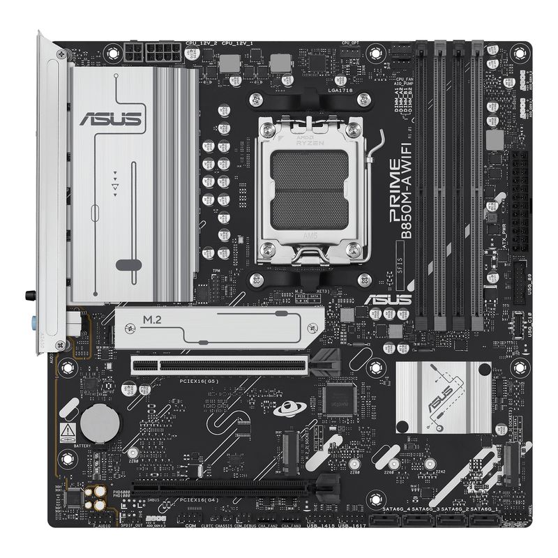 Asus AMD PRIME B850M-A WIFI Socket AM5 - Imagen 4 de 11
