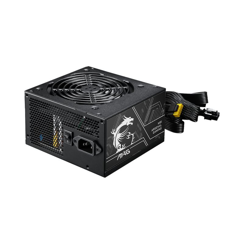 Fuente Alimentación 750W MSI MAG A750BN PCIE5 II 80 PLUS Bronze Non-Modular Negro - Imagen 4 de 6