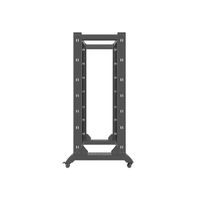 Miniatura 2 de ARMARIO LANBERG ABIERTO RACK 19" 32U 600X800 NEGRO