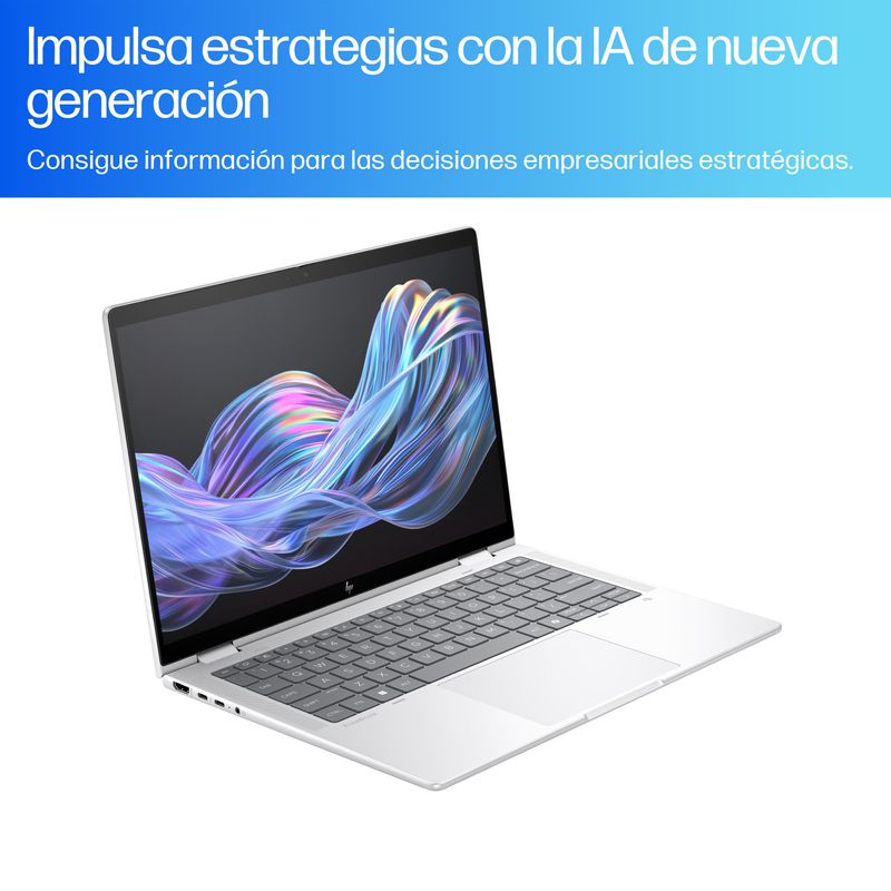 PORTATIL HP ELITEBOOK X G1I 35.6 CM (14") COPILOT+ , WUXGA, INTEL CORE ULTRA 7 258V, 32 GB, 1 TB SSD, GLACIER SILVER, INTEL ARC GRAPHICS, WINDOWS - Imagen 5 de 13