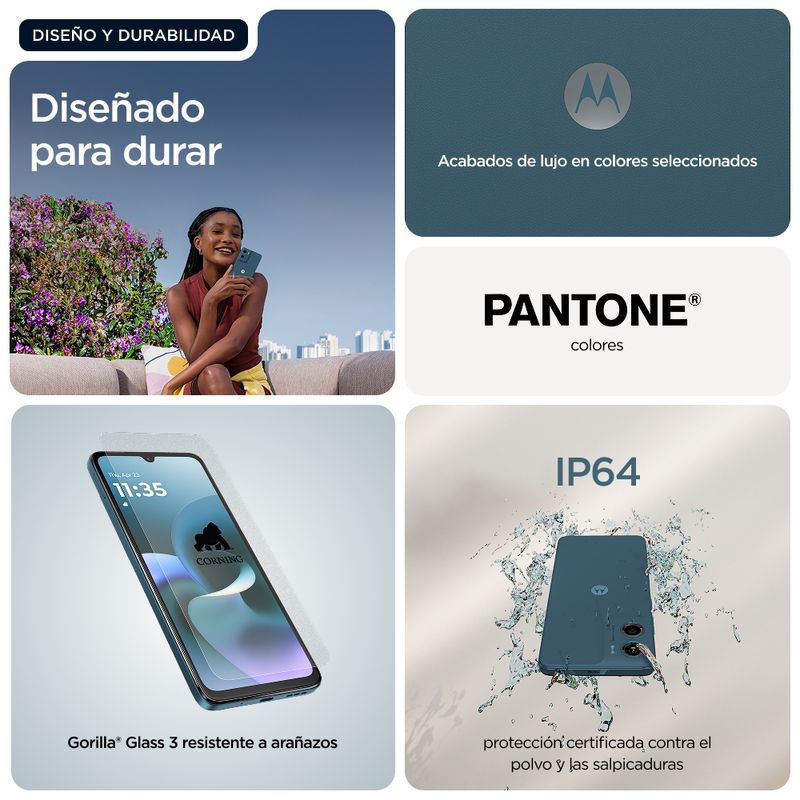 MOTOROLA moto g06 power moto g06 power 6.88" 4G 4GB/256GB Azul - Imagen 17 de 19