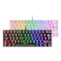 Miniatura 4 de TECLADO MECANICO ULTRA COMPACTO MARS GAMING MK60 ITALIANO BLACK SWITCH MARRON PR DE 100Hz