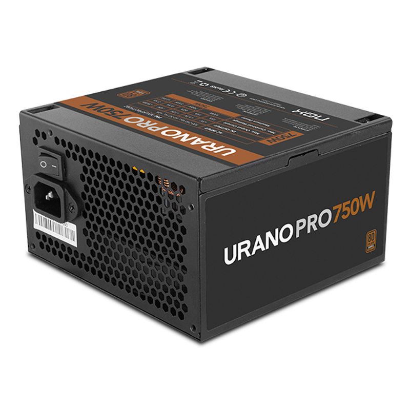 Fuente Alimentación 750W NOX Urano PRO 750W Bronze 80 PLUS Bronze Negro - Imagen 3 de 11