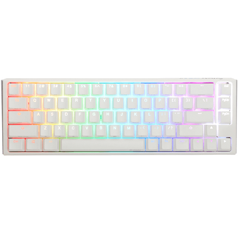 TECLADO MECANICO DUCKY ONE 3 CLASSIC SF 65 HOT-SWAP MX-RED RGB BLANCO - Imagen 1 de 11
