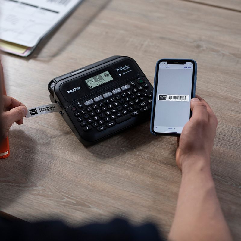 BROTHER P-TOUCH PT-D460BTVP - ETIQUETADORA - B/N - TRANSFERENCIA TERMICA - Imagen 3 de 6