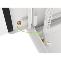 Miniatura 3 de ARMARIO LANBERG MURAL RACK 19Ã?â?¬Â 6U 600X600 FLAT PACK PUERTA CRISTAL GRIS