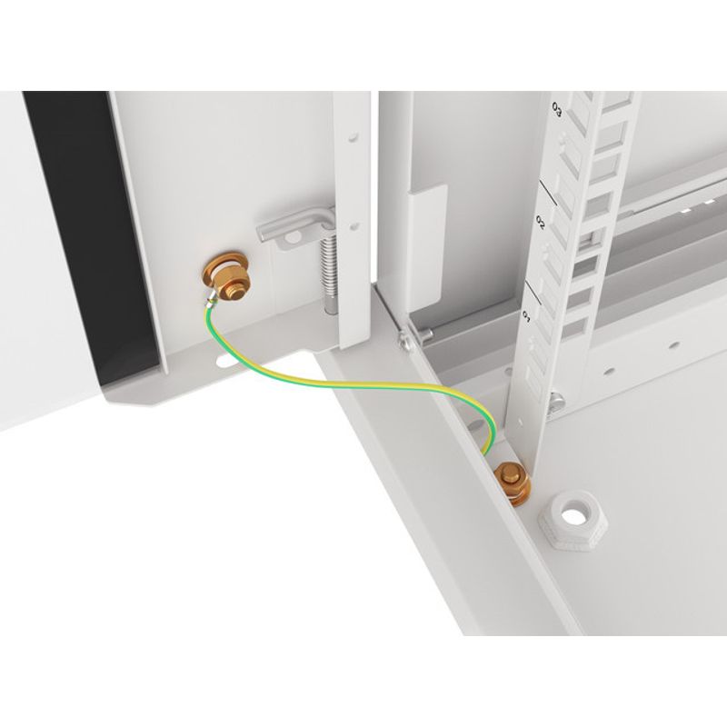 ARMARIO LANBERG MURAL RACK 19�� 6U 600X600 FLAT PACK PUERTA CRISTAL GRIS - Imagen 3 de 12