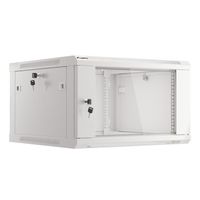 Miniatura 4 de ARMARIO LANBERG MURAL RACK 19Ã?â?¬Â 6U 600X600 FLAT PACK PUERTA CRISTAL GRIS