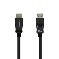 Miniatura 1 de AISENS - CABLE DISPLAYPORT CERTIFICADO V1.4 8K@60HZ, DP/M-DP/M, NEGRO,