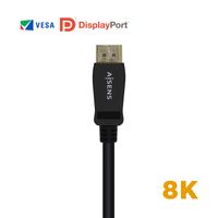 Miniatura 4 de AISENS - CABLE DISPLAYPORT CERTIFICADO V1.4 8K@60HZ, DP/M-DP/M, NEGRO,