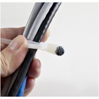 Miniatura 3 de 100 PACK OF PLASTIC ZIP TIES WITH SCREW HOLE  9