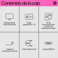Miniatura 11 de HP Monitor FHD HP E24t G5 con pantalla táctil   23.8" LCD IPS Full HD HDMI