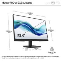 Miniatura 11 de HP Monitor FHD HP Series 3 Pro de 23,8 pulgadas - 324pf  Series 3 Pro 23.8" LCD IPS Full HD HDMI VGA