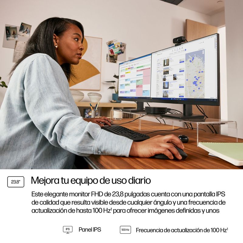 HP Monitor FHD HP Series 3 Pro de 23,8 pulgadas - 324pf Series 3 Pro 23.8" LCD IPS Full HD HDMI VGA - Imagen 13 de 15