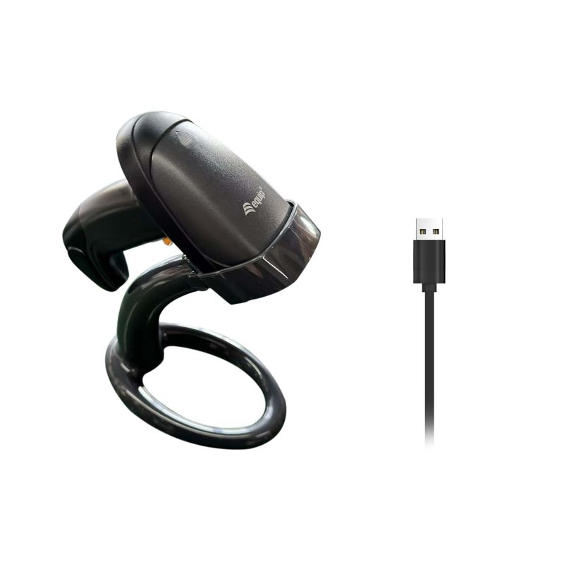 SCANNER CODIGO DE BARRAS INALAMBRICO EQUIP 351023 RF 2.4GHz DETECTA CODIGOS 1D CON SOPORTE IP54 Vel. - Imagen 8 de 8