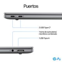 Miniatura 5 de PORTATIL HP OMNIBOOK X 14-fe0008ns Qualcomm Snapdragon X Elite X1E-78-100/16GB DDR5 /1TB SSD/14" TACTIL/ W11l