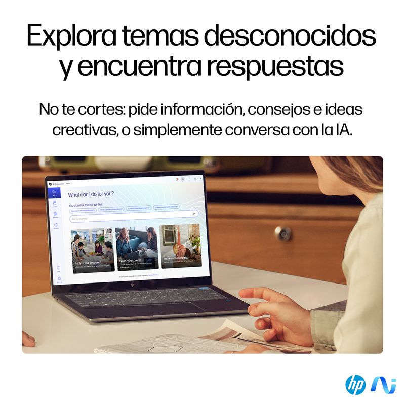 PORTATIL HP OMNIBOOK X 14-fe0008ns Qualcomm Snapdragon X Elite X1E-78-100/16GB DDR5 /1TB SSD/14" TACTIL/ W11l - Imagen 14 de 29