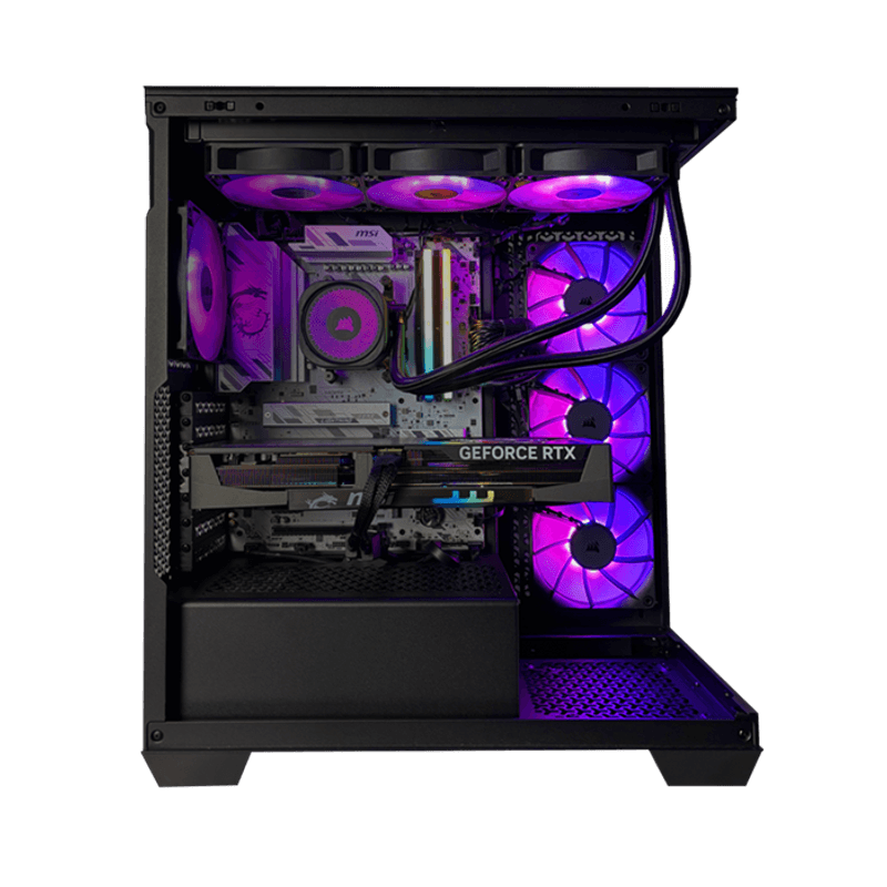 RANDOM iCue Certified AMD Ryzen 5 7500X3D, RTX 5070, 32GB, 1TB NVMe, B850 WiFi, W11 - Imagen 3 de 3