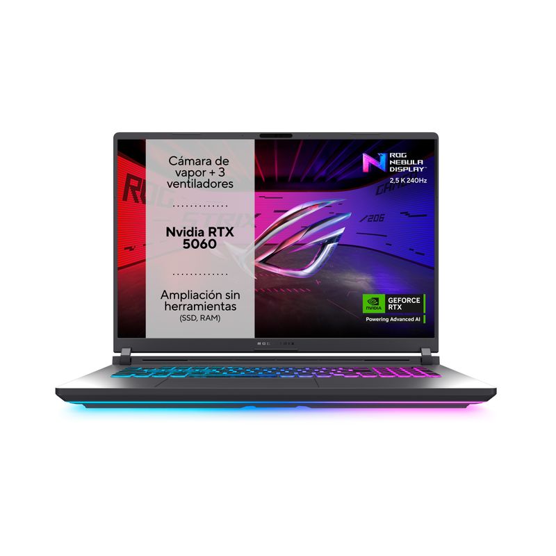 PORTATIL ASUS GAMING G815JMR-S8051 i7-14650HX, 32GB , 1TB SSD, RTX 5060, 18" , FREEDOS - Imagen 3 de 17