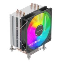 Miniatura 3 de VENTILADOR CON DISIPADOR PARA CPU UNYKA UNYCOOL H60 ARGB 9 ASPAS 120mm COMPATIBLE TODO INTEL + AM4