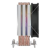 Miniatura 5 de VENTILADOR CON DISIPADOR PARA CPU UNYKA UNYCOOL H60 ARGB 9 ASPAS 120mm COMPATIBLE TODO INTEL + AM4