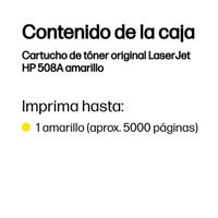 Miniatura 4 de TONER CARTRIDGE 508A YELLOW