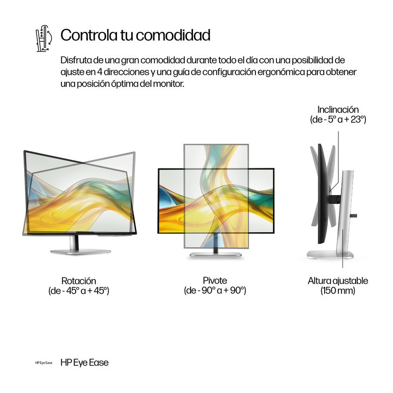 HP Monitor QHD HP Pro de la serie 5 de 27 pulgadas: 527 pq 27" LCD IPS Quad HD HDMI - Imagen 6 de 12