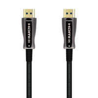 Miniatura 1 de Aisens Cable hdmi tipo-a estandar macho a macho  V2.1 AOC ultra alta velocidad 25m negro