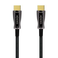 Miniatura 3 de Aisens Cable hdmi tipo-a estandar macho a macho  V2.1 AOC ultra alta velocidad 25m negro