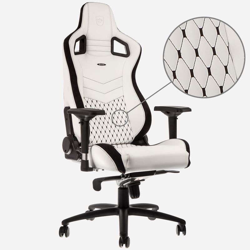 SILLA GAMING NOBLECHAIRS EPIC BLANCO - Imagen 7 de 7