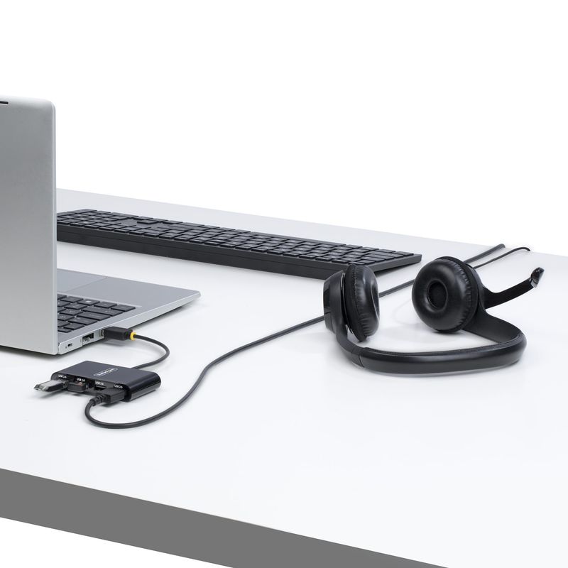 4-Port USB 2.0 Hub Bus Powered 480Mbps - Imagen 7 de 8