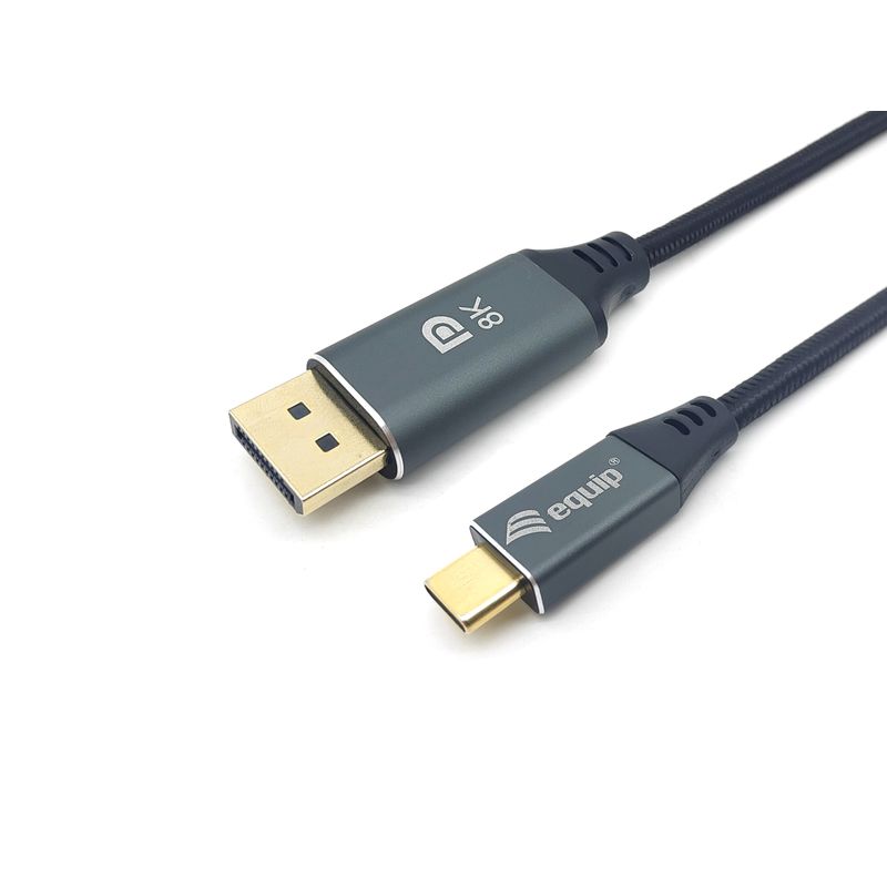 CABLE USB-C A DISPLAYPORT 1.4 MACHO MACHO 2M EQUIP 8K/60Hz REF. 133422 - Imagen 2 de 7